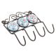 Turquoise Round Floral Tiles Hooks Online